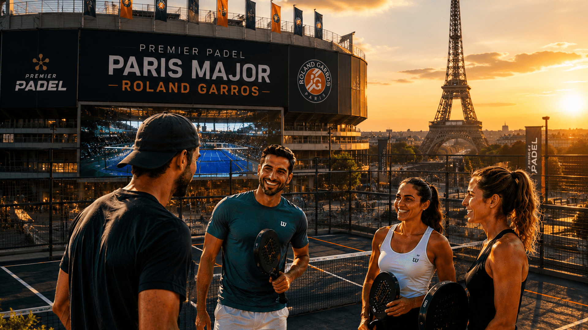Le Premier Padel de Paris en tribunes