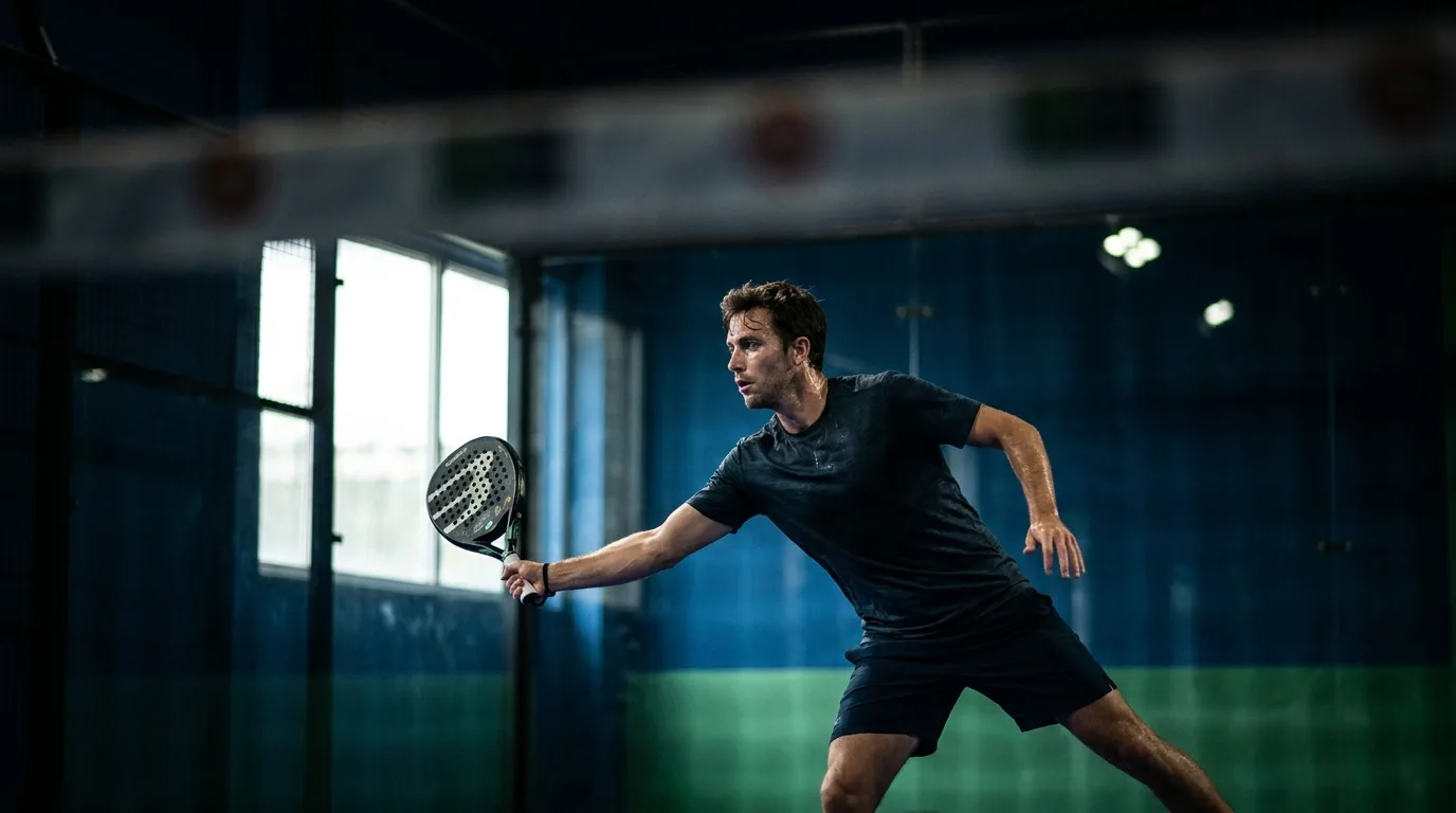 Illustration : Bandeja au padel : le coup qui sauve tes points