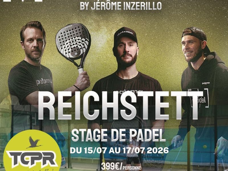 Affiche Stage Padel WePadel Reichstett 2026