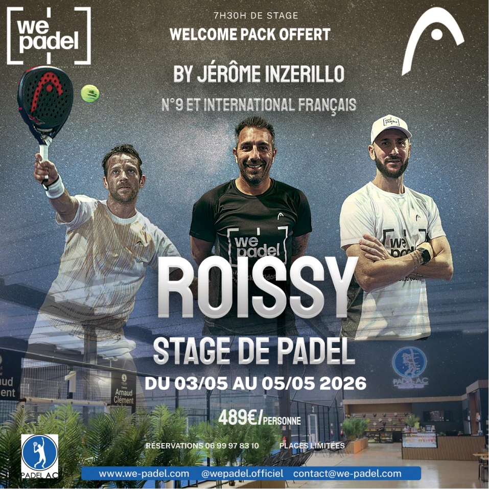 Affiche Roissy We Padel