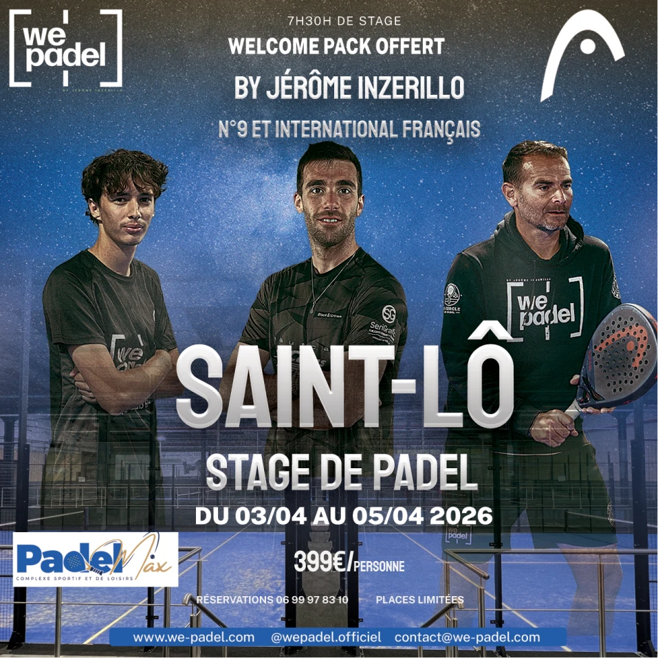 Affiche Saint Lo We Padel
