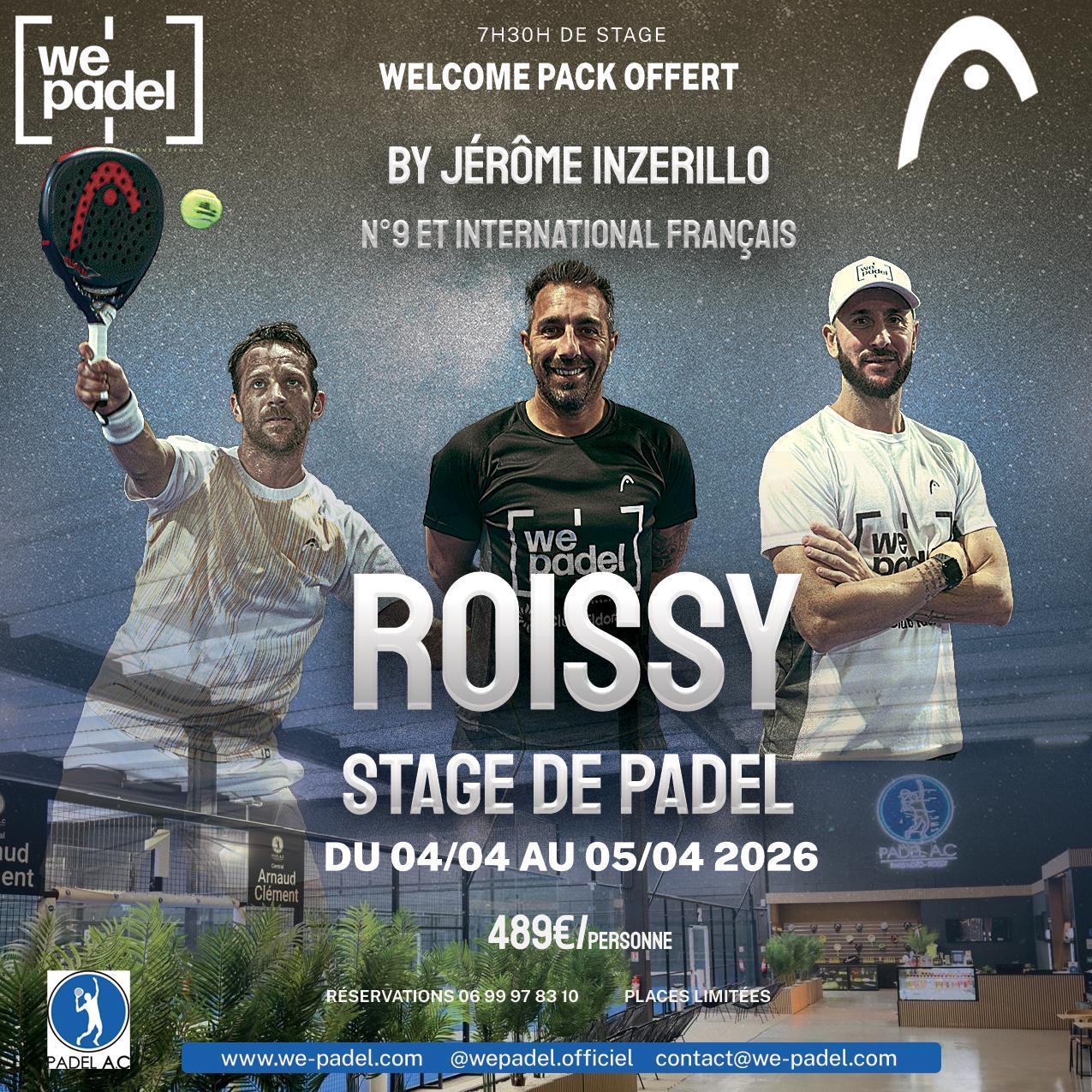 Affiche Roissy We Padel