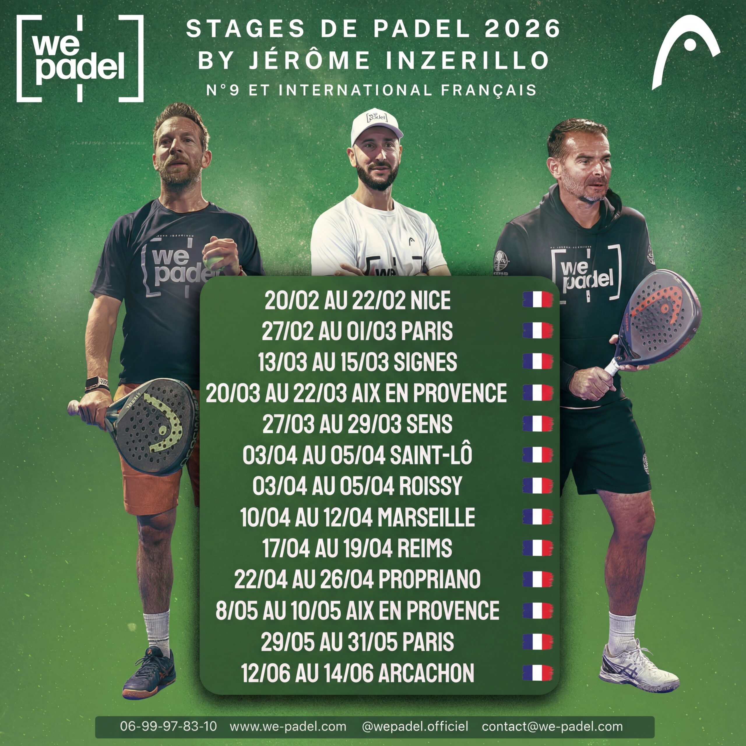 Programme We Padel 2026