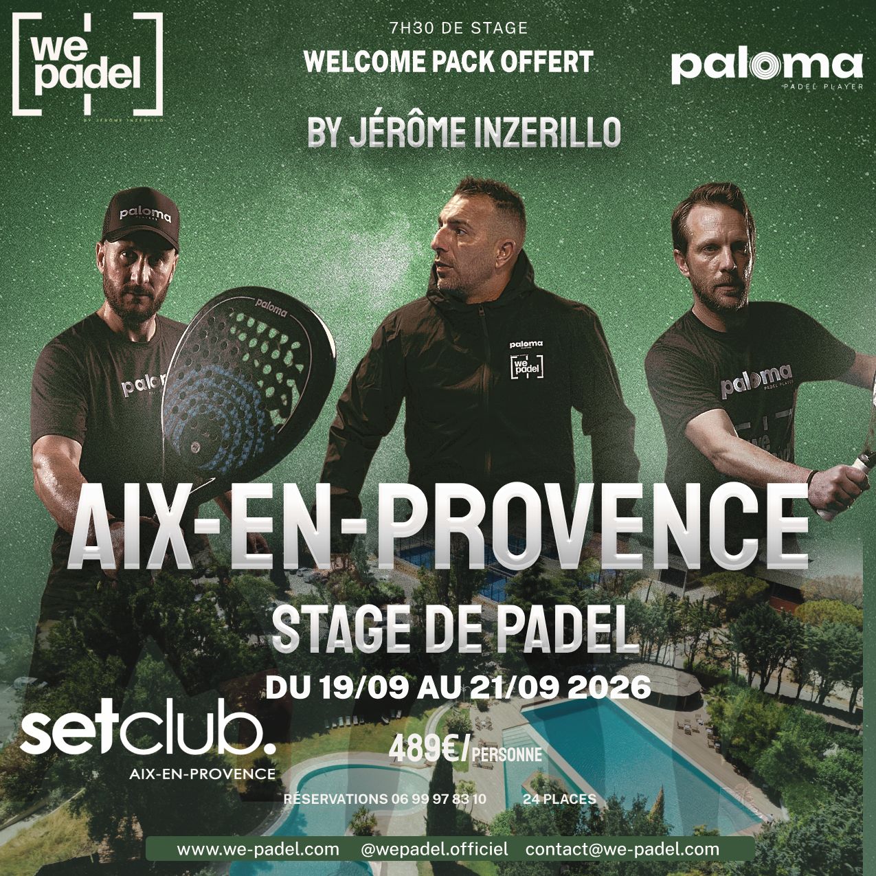 Affiche We Padel Aix en Provence