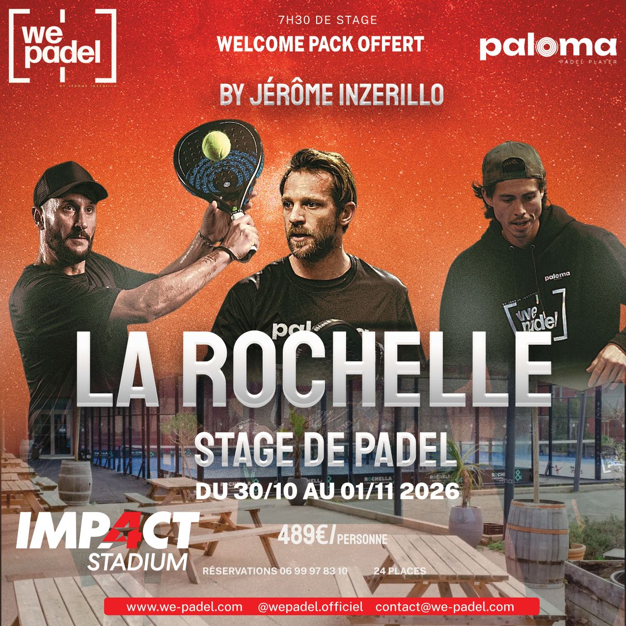 Affiche We Padel La Rochelle