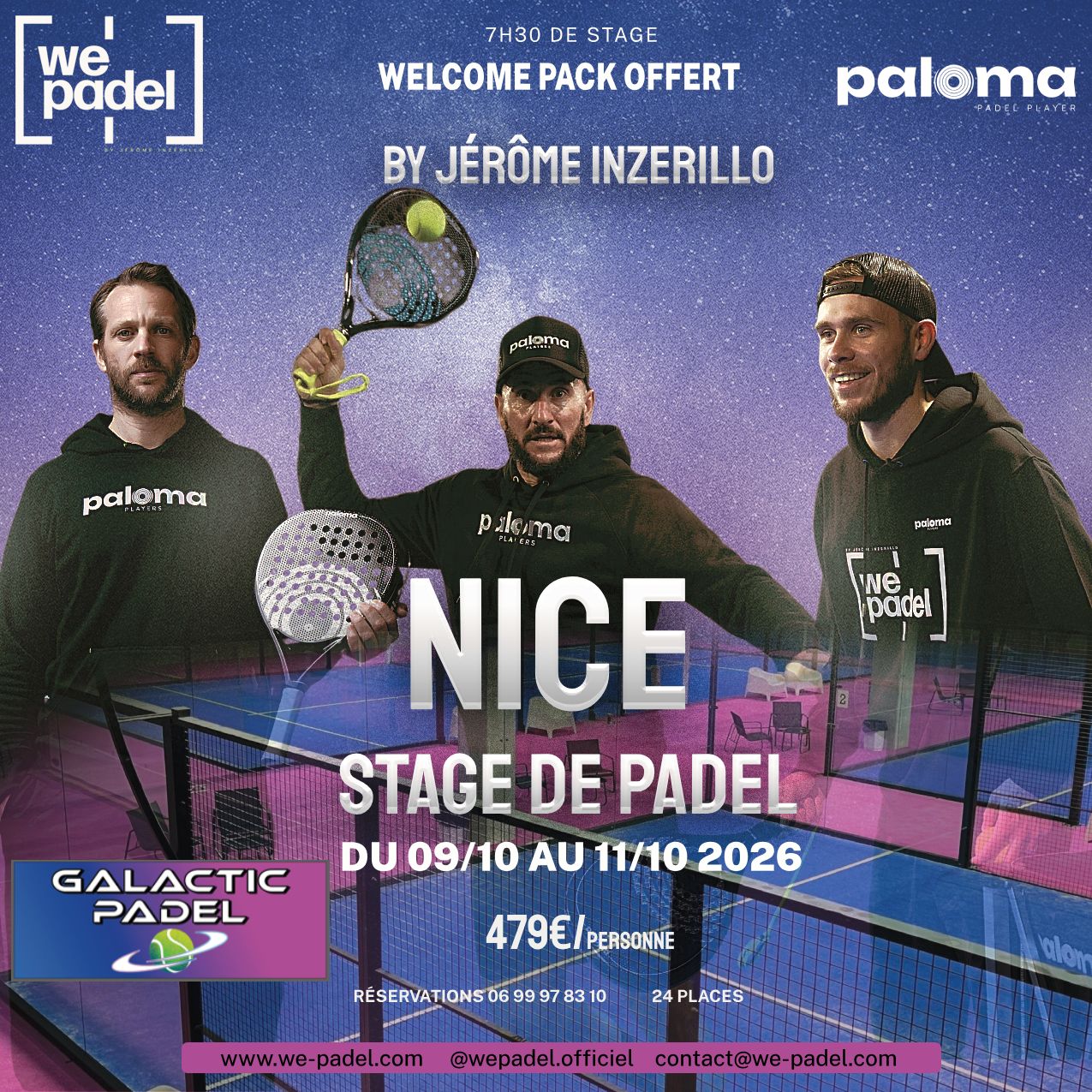 Affiche We Padel Nice