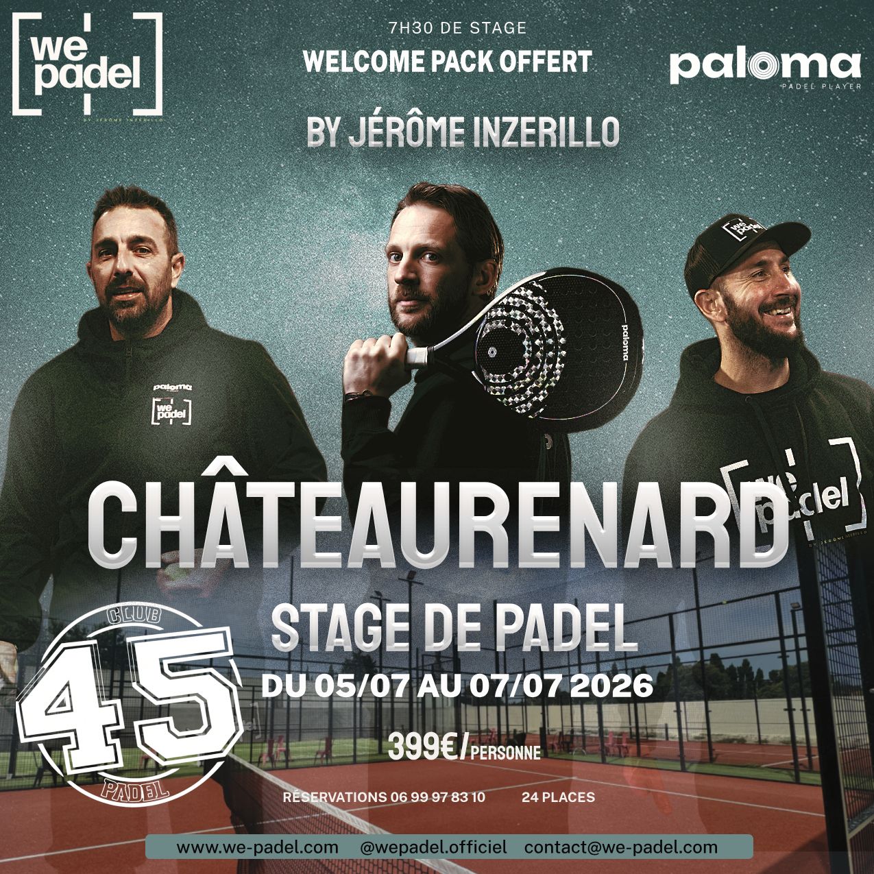 Affiche We Padel Chateaurenard